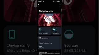 Motorola Edge 40 Neo First android 15 beta update 🙂 successfully installed