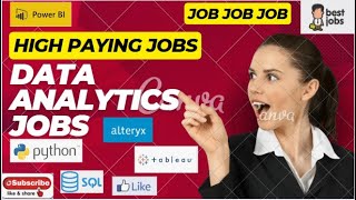 Data Analytics #Hiring | #PowerBI #Python #Tableau | #Jobs| Salary huge| Check this video Apply