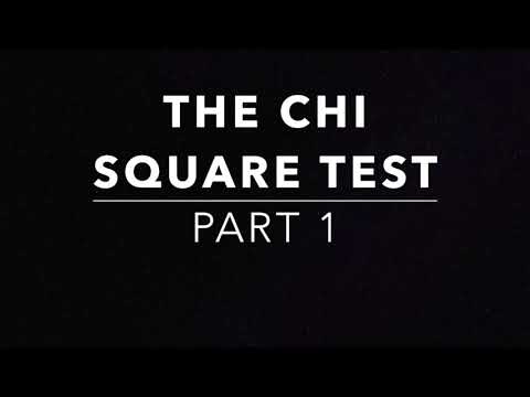 Chi Square Test - Part 1