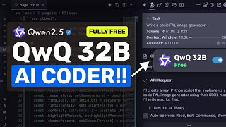 QwQ 32B + Cline & RooCode + Free APIs : This FULLY FREE AI Coder is KINDA INSANE!