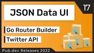 Flutter JSON Data, Go Router Builder & Co. - 17 - PUB.DEV RELEASES 2022