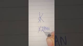 tag kiran....by Hansika asrani...#art#foryou#kiran#logo#logoart#logomaker#logomaking#yourname#design