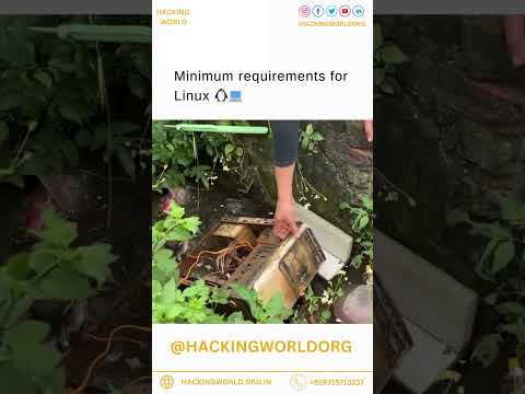 Linux minimum Requirement 🤣🤣 #cybersecurity #ethicalhacking #funny #hackingworldorg  #linux