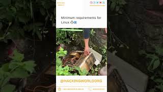 Linux minimum Requirement 🤣🤣 #cybersecurity #ethicalhacking #funny #hackingworldorg  #linux