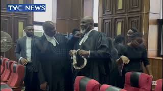 Dino Melaye Appears In Court For The First Time With His Wig And Gown As A Lawyer