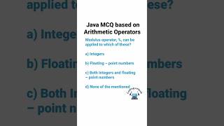 1. Java MCQ based on Arithmetic Operators #shorts #java