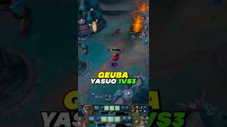 Yasuo 1vs3 - Geuba #leagueoflegends #league #lolclips #yasuo #fyp