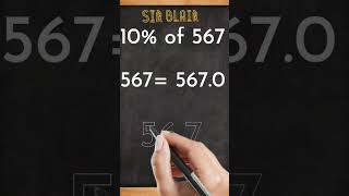 the 10% Trick to Solve Math Question Faster Than Ever! #MathTricks#MathShortcut #SirBlair #Education