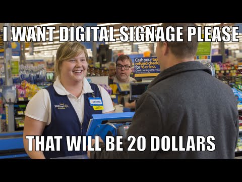 Digital Signage for $20 with onn. Hardware and Open Source Software