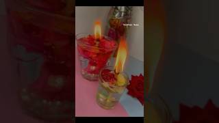 DIY waters🕯️🌸#watercandles a#diycandle #trendsong #bugatii #virelshorts #candle #ytshorts #ytviral