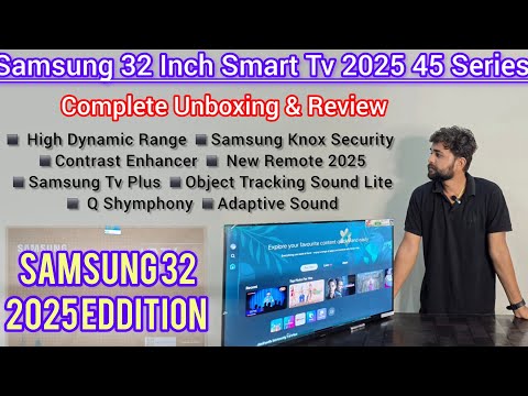 Samsung 32 Inch Smart Tv 2025 H4500 📺 Unboxing and review - Experience the future of TV
