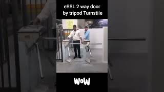 eSSL 2 Way Door by Tripod Turnstile TST #accesscontrol #homesecurity #securitysolutions #essl