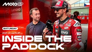 Pecco Bagnaia's FIRST WORDS after taking pole position! 🗣️  | 2025 Czech GP
