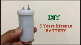 How to Make Real and Powerful Battery, DIY Battery (5 Years Lifespan)