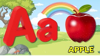 ABC Phonics Song - A for Apple, Toddler Learning Video Songs, Nursery Rhymes, Alphabet Song for kids