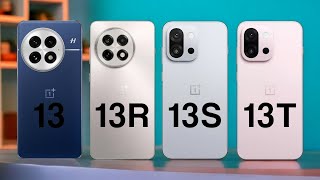 OnePlus 13 Vs OnePlus 13R Vs OnePlus 13S Vs OnePlus 13T