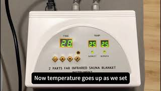 Healthy Ozone  Therpay Ozone Sauna Kit With Remote Control And Blanket