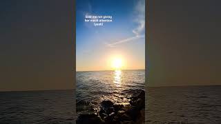 when lyrics  hit you.      #sunset #sunsetview #shortlyrics #reels