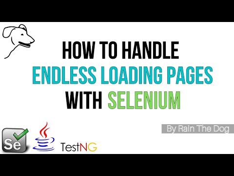 Endless page load | Advanced Selenium tutorial