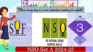 SOF NSO 2024 | Class 3 | Set A | Part 1 Science Olympiad #scienceolympiad #sofolympiad #nsoolympiad