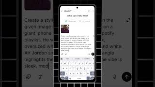 Create a person standing on Giant Iphone #chatgpt4o #aiart #aiimage #ai