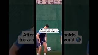 Attempting the Ronaldo touzani around the world 🌎 #ronaldo #footballskills #learnnewskill