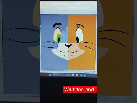 Tom & Jerry Using Python Turtle🔥🔥😊 #tomandjerry #trendingshorts #shortvideo #ytshorts #tomandjerry