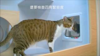 2017 貓窩窩。貓旅館 貓門安裝工程