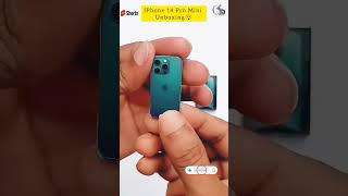 World smallest iPhone 14 Pro unboxing😲😍#viral #viralvideo #viralshort #techupdates #iphone14unboxing