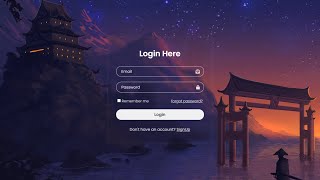 Create Login form in HTML and CSS only | MsWebco