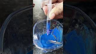 Injecting Blue Paint @toycart9395 #injection #bluepaint #blueblood