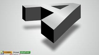 Corel Draw 3d Design।। How to make 3d design। Corel draw tutorials