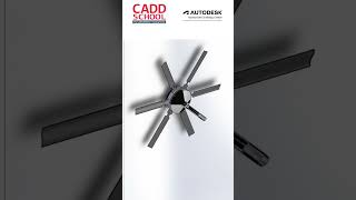 Mechanical Cad Project idea | Fan Final Year Project | CADD School #shorts