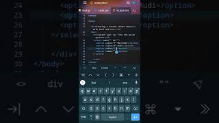 Creating a custom select menu bar in 2 minutes#html #css #web development @theglobaltech.4723