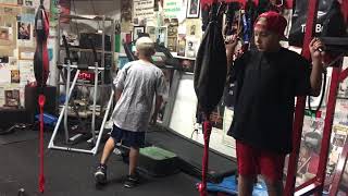 ITALIAN PUERTO RICAN HUNGARIAN MEXICAN MIXED VEGAN BOXER BRO’S  (Victorville & Hesperia Boxing)