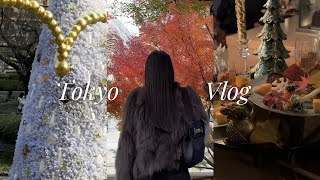 Traveling in Tokyo🍁Tabelog #3, Michelin 2⭐️ Kaiseki, Dior's Xmas event, Azabudai Hills, Mohri Garden