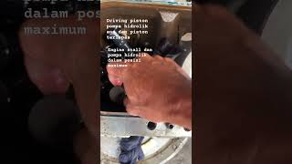 Travel digerakkan engine stall down,ini penyebab nya,#mainpump#travelabnormal#pompahidrolik