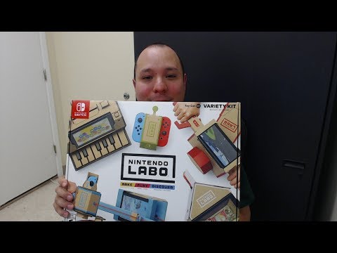 Nintendo Labo a world of cardboard !!!!!!!!