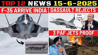 Indian Defence Updates : F-35 Arrive in India,3 PAF Jet Proof,New Ramjet Artillery,CATS Mini Fighter