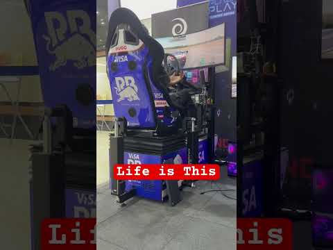 True gamer shakes for healthy body : #racing #simracing #gaming #SimSeat, #RaceSimulator, #fanatec
