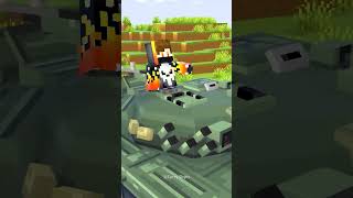 carry vs dash's tank  #minecraftshorts #minecraft