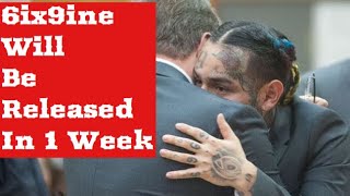 6ix9ine Will Be Released In 1 Week Lawyer Says.