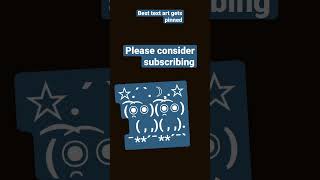 Best text art gets pinned
