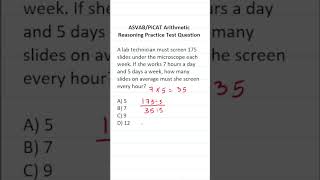ASVAB/PiCAT Arithmetic Reasoning Practice Test Q: Simple Arithmetic #acetheasvab w/ #grammarhero