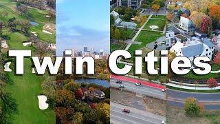 Minneapolis & St Paul Skyline | 4K Drone Tour Over Twin Cities