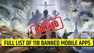 Banned apps list //118chines app banned list India