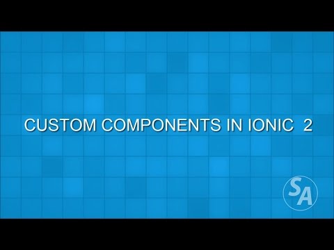 Custom Components in Ionic 2