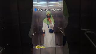 why are you always late? #hijab #naqab #muslimah