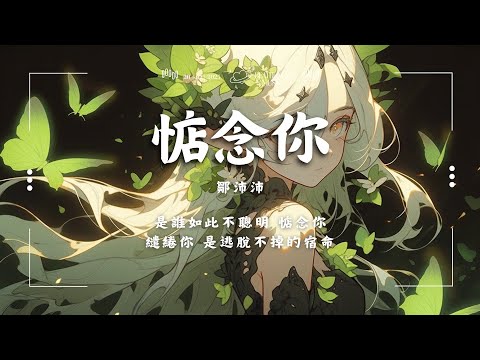 ♪ 鄒沛沛 - 惦念你「是誰如此不聰明 惦念你 繾綣你 是逃脫不掉的宿命」【動態歌詞/Pinyin Lyrics】♪