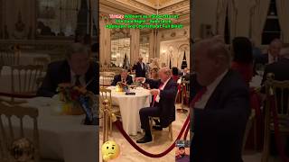 President Donald Trump In Restaurant with Melania Trump 🫡 #donaldtrump #trump2025 #trump2024 #trump
